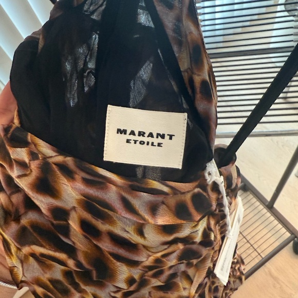 Isabel Marant Étoile Valdi Dress in Ochre size 42 - Picture 5 of 7